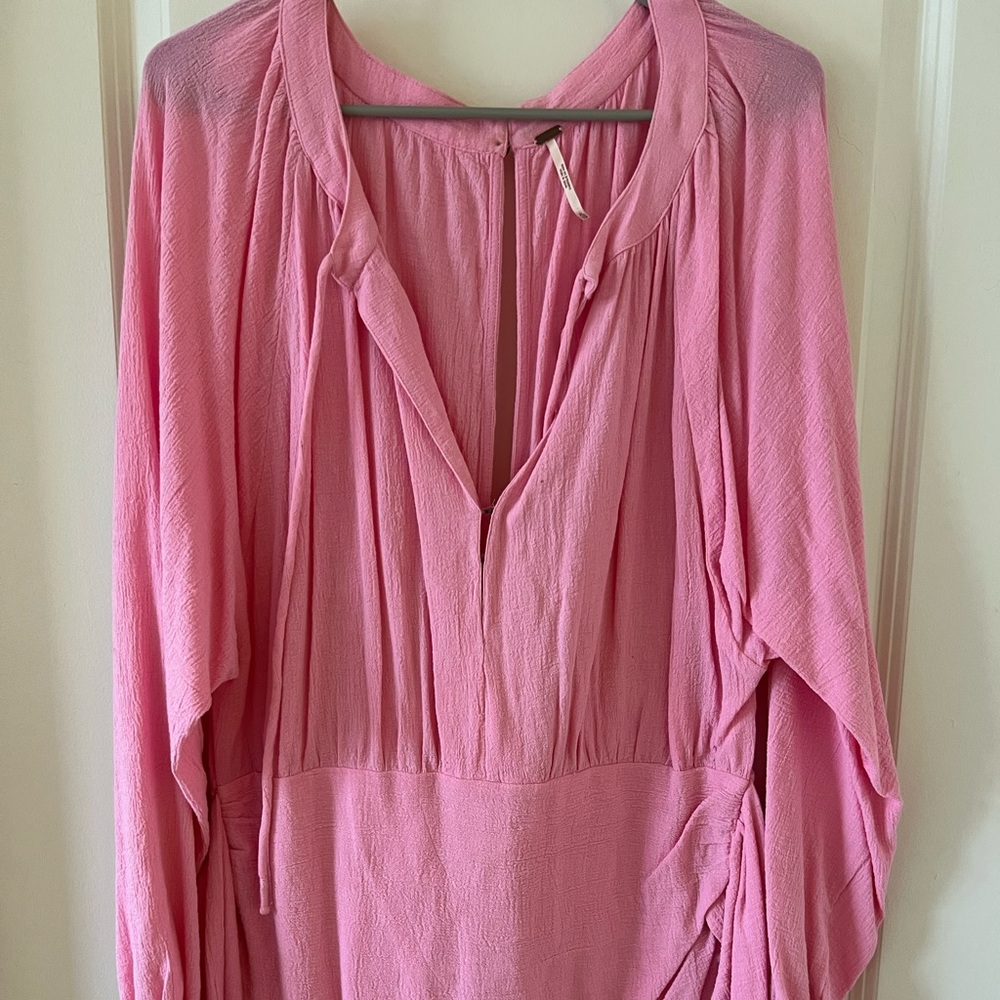 Free People Pink Mini-Dress